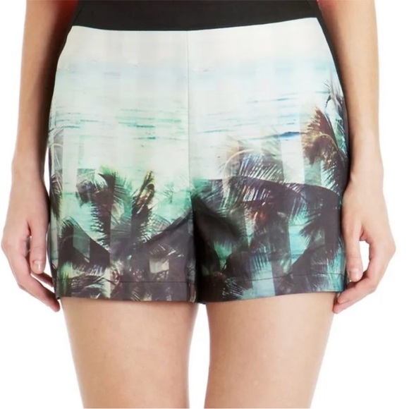 Ted Baker Pants - Ted Baker London Sew in Love Jasiri Palm Tropical Shorts 2
